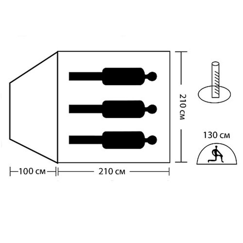 ������������� ������� GREENWOOD YETI 3 ������� - 3-������� 1-��������� 1-������� ���� 2 (����, ������� GREENWOOD YETI 3 ������� - �������)