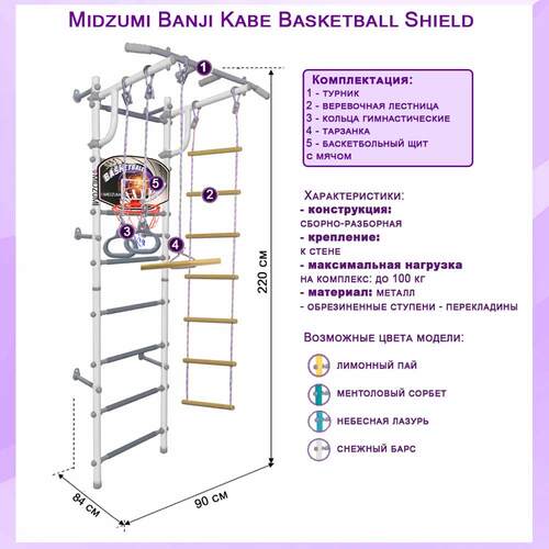   Midzumi Banji Kabe Basketball Shield  2 (,   Midzumi Banji Kabe Basketball Shield - )