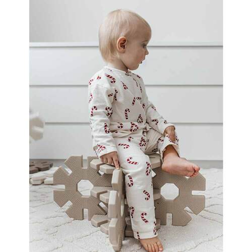   UNIX KIDS Snowflakes Grey-Camel - 16   7 (,   UNIX KIDS Snowflakes Grey-Camel 16  (  1))