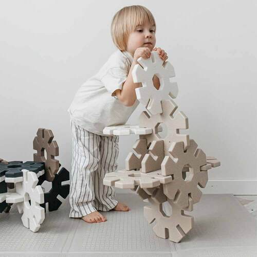   UNIX KIDS Snowflakes Grey-Camel - 16   10 (,   UNIX KIDS Snowflakes Grey-Camel 16  (  4))