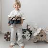    UNIX KIDS Snowflakes Grey-Camel - 32 