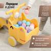 Машинка-каталка UNIX KIDS Hippo - с корзинкой для игрушек