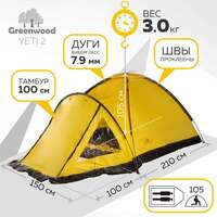 ����������� ������� GREENWOOD Yeti 2 ������ - 2-������� 1-��������� 1-�������. ��� 2