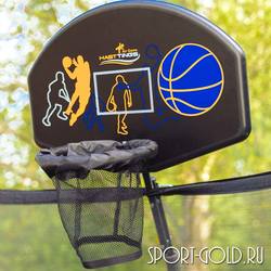 Баскетбольный щит с кольцом Hasttings для батутов (универсальный). Вид 2