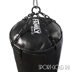 Боксерский мешок FAMILY PNK 60-120, 60 кг, кожа. Вид 2