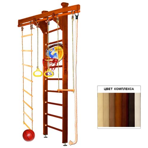    Kampfer Wooden Ladder Ceiling Basketball Shield ()