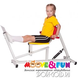 Детский силовой тренажер Moove&Fun Жим ногами MF-E07