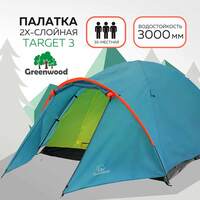 ������������� ������� GREENWOOD TARGET 3 ����� - 3-������� 1-��������� 2-�������