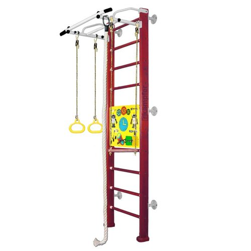 Детский спортивный комплекс Kampfer Helena Wall Busyboard 2.42 м, Вишневый Детский спортивный комплекс Kampfer Helena Wall Busyboard 2.42 м, Вишневый (фото)